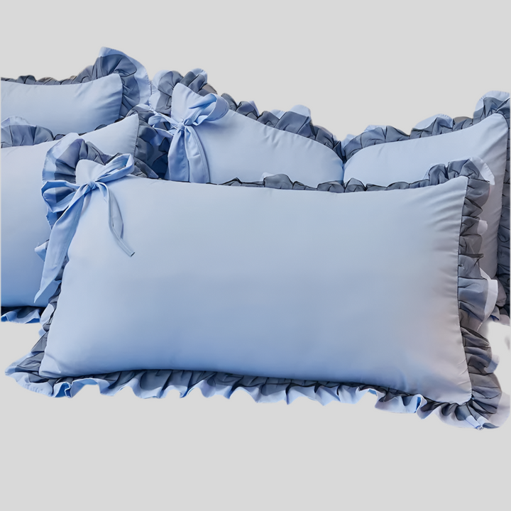 2pc/Set Princess Pillowcases with Ruffles Pillow Cover