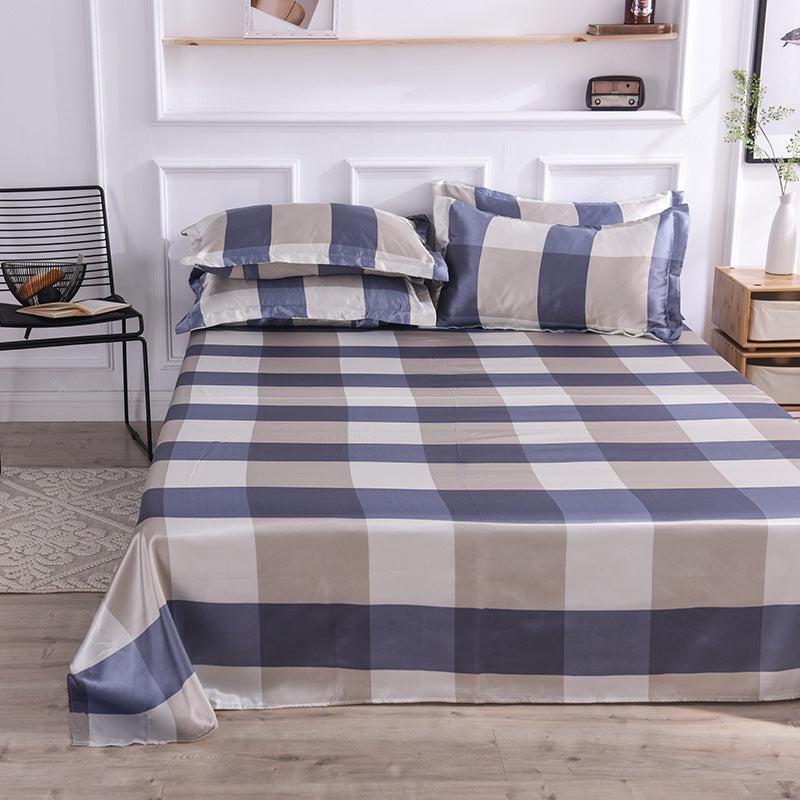 Single Bed Sheet Washed Silk Large Bed Sheet