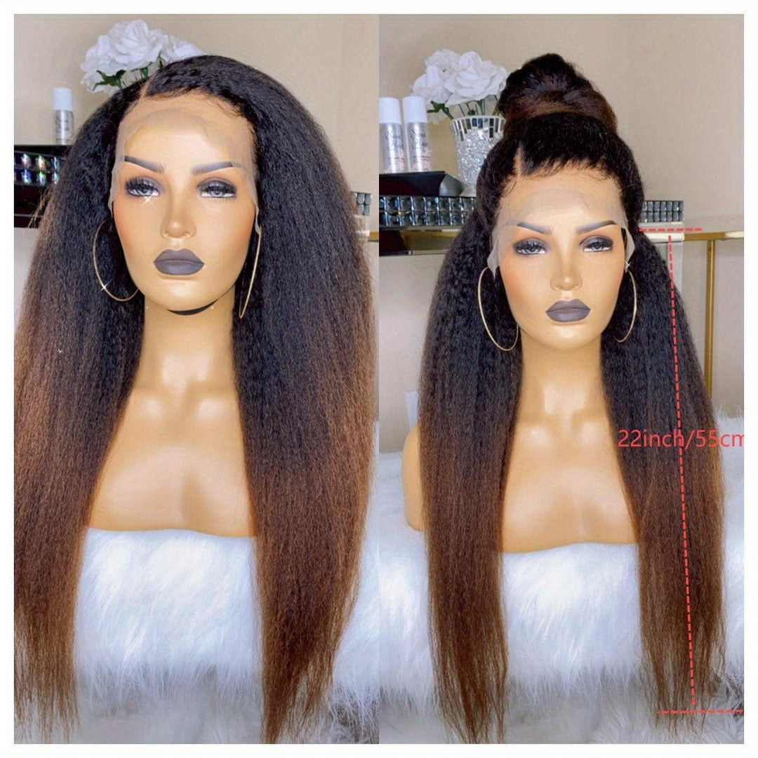 Synthetic Lace Front Wig Kinky Synthetic 4X1 Lace Closure Wig-Wig-Bennys Beauty World