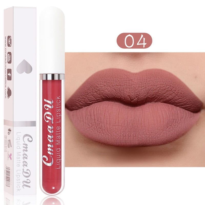 18 Color Matte Velvet Lipstick Vivid Colour Non-Stick Lipstick Bennys Beauty World