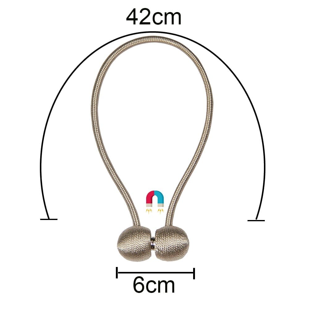 1Pc Magnetic Pearl Ball Curtain Tiebacks Curtain decorative Accessories Bennys Beauty World