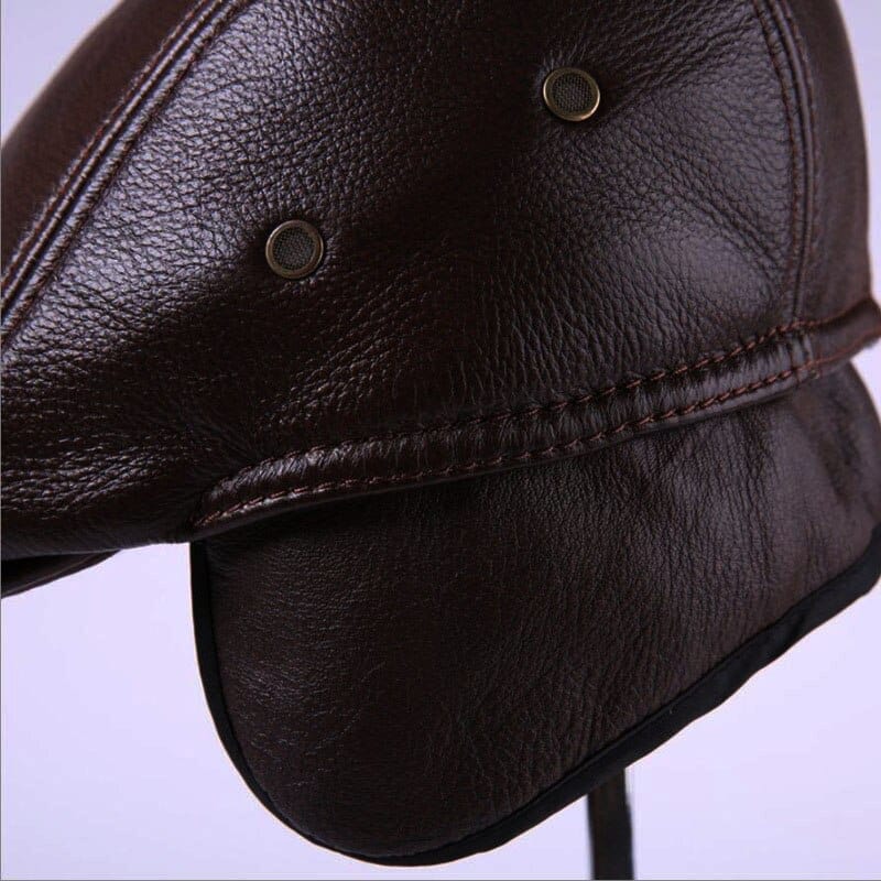 2020 Brand New Men's  Leather  baseball Cap Bennys Beauty World