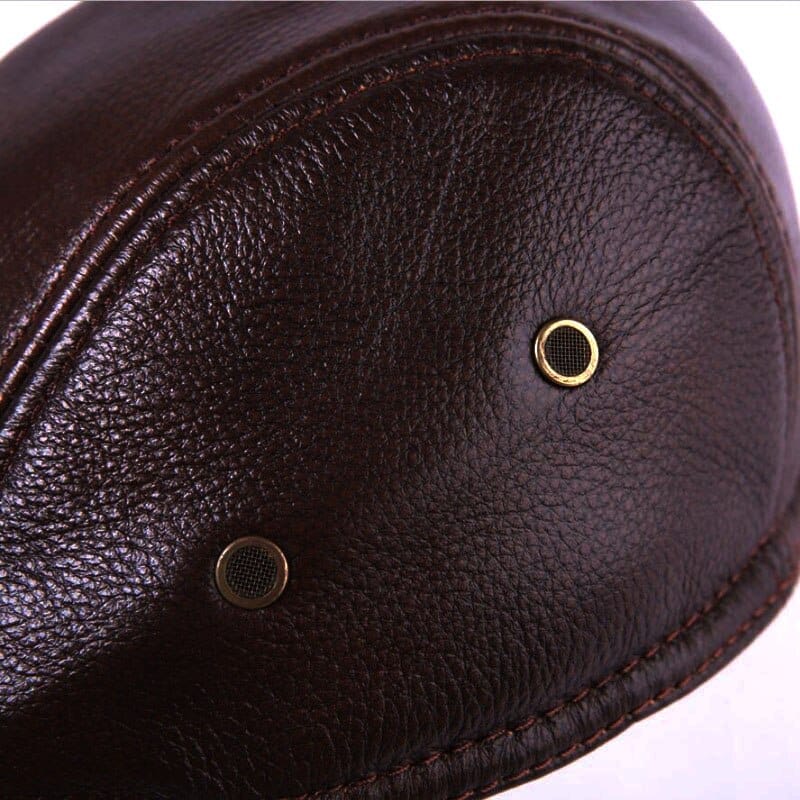 2020 Brand New Men's  Leather  baseball Cap Bennys Beauty World