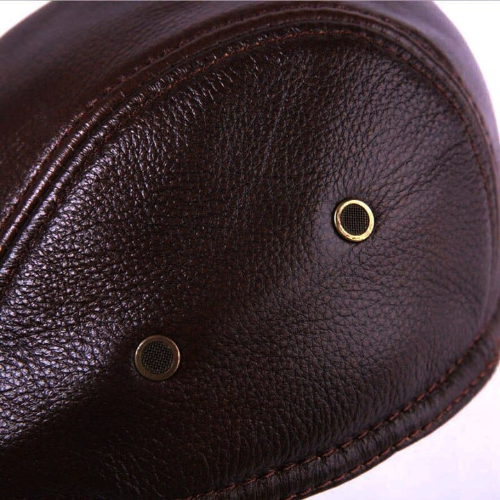 2020 Brand New Men's  Leather  baseball Cap Bennys Beauty World