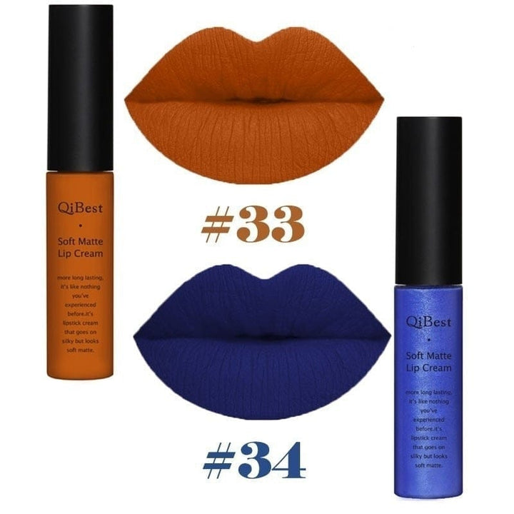 2Pcs/Set 34 Color Matte Long Lasting Lipsticks Bennys Beauty World