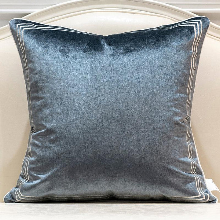 Embroidered Throw Pillow Cover