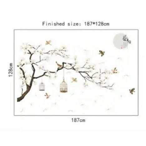 2pcs 3D Tree Wall Sticker DIY Design Bennys Beauty World