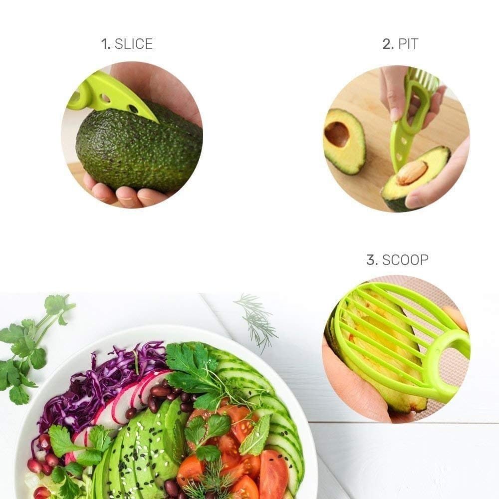 3-in-1 Avocado Slicer  Fruit Peeler Bennys Beauty World