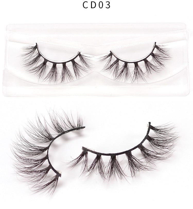 3D color mink false eyelashes Bennys Beauty World