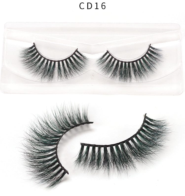 3D color mink false eyelashes Bennys Beauty World