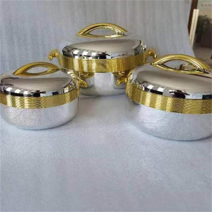 3Pcs/ Set/1/ 2/3.5 Liter Food Warmer Lunch Box Bennys Beauty World