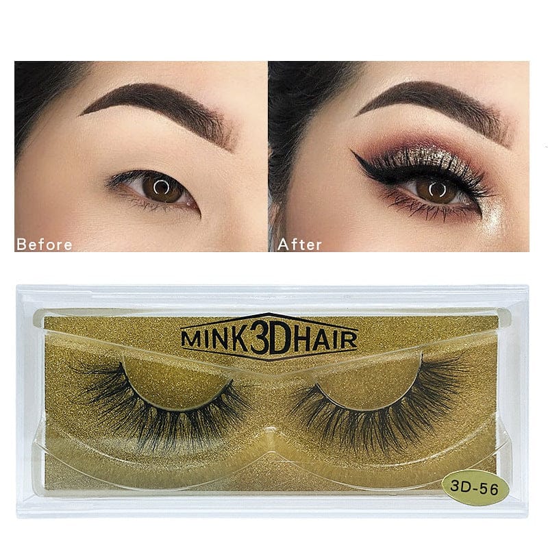 3d false eyelashes multi-layer water mink eyelashes natural thick eyelashes Bennys Beauty World
