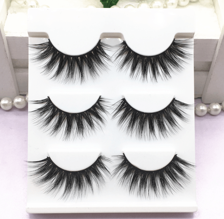 3d false eyelashes multi-layer water mink eyelashes natural thick eyelashes Bennys Beauty World