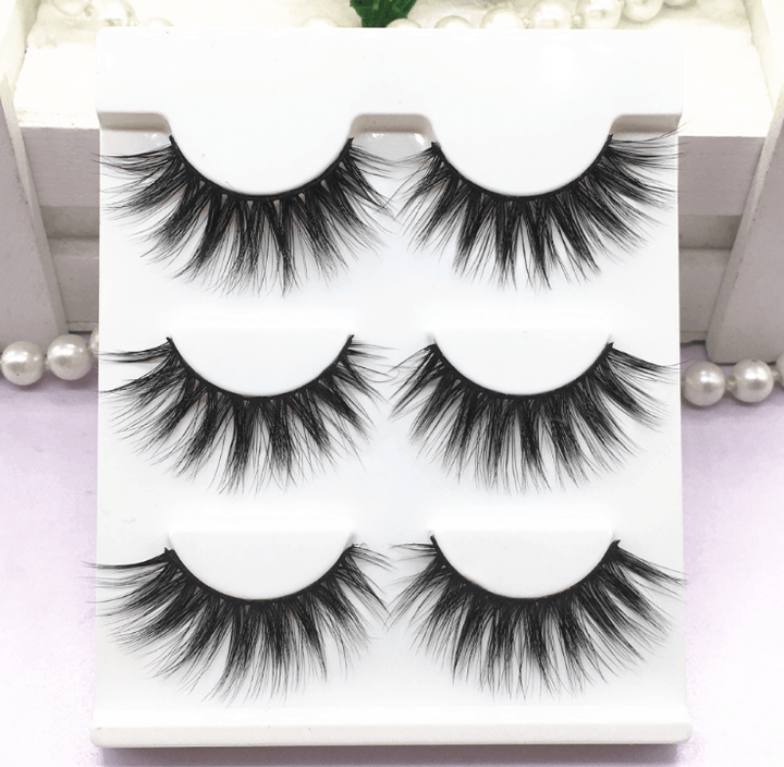 3d false eyelashes multi-layer water mink eyelashes natural thick eyelashes Bennys Beauty World