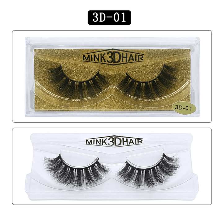 3d false eyelashes multi-layer water mink eyelashes natural thick eyelashes Bennys Beauty World