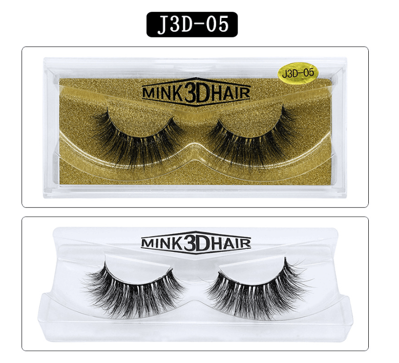 3d false eyelashes multi-layer water mink eyelashes natural thick eyelashes Bennys Beauty World