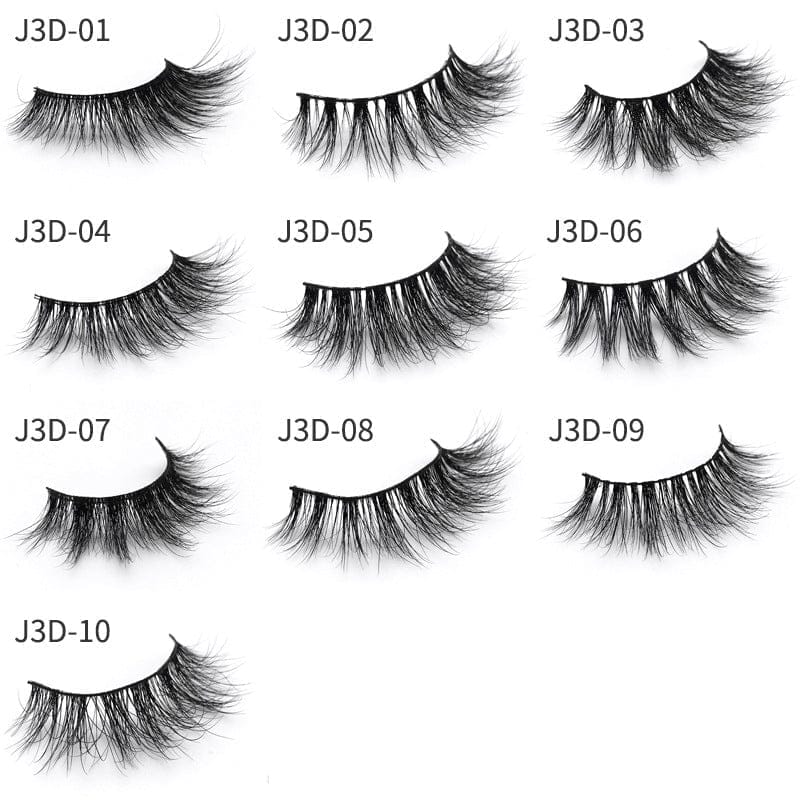 3d false eyelashes multi-layer water mink eyelashes natural thick eyelashes Bennys Beauty World