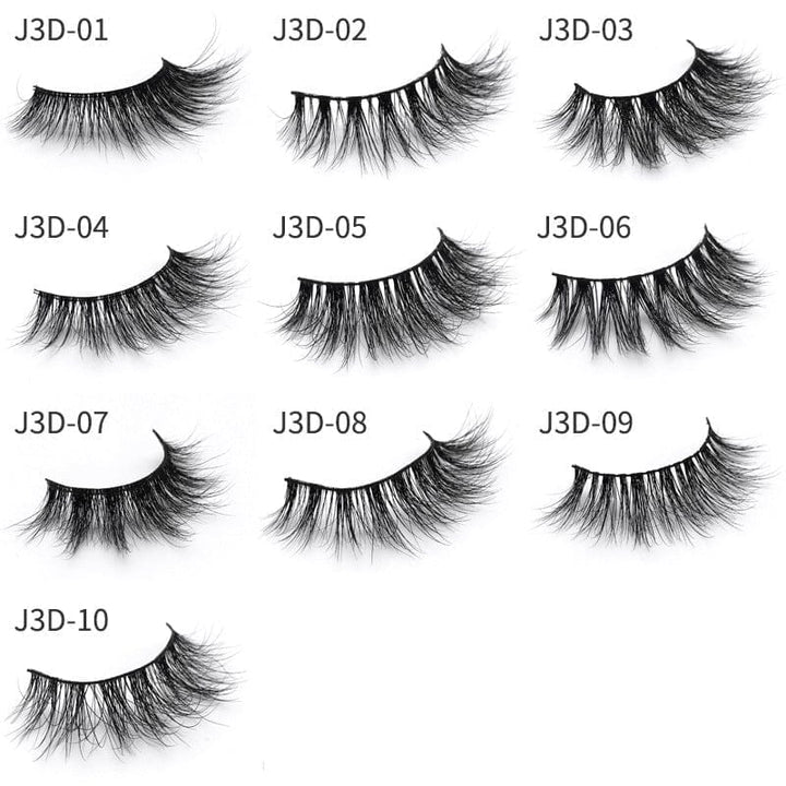 3d false eyelashes multi-layer water mink eyelashes natural thick eyelashes Bennys Beauty World