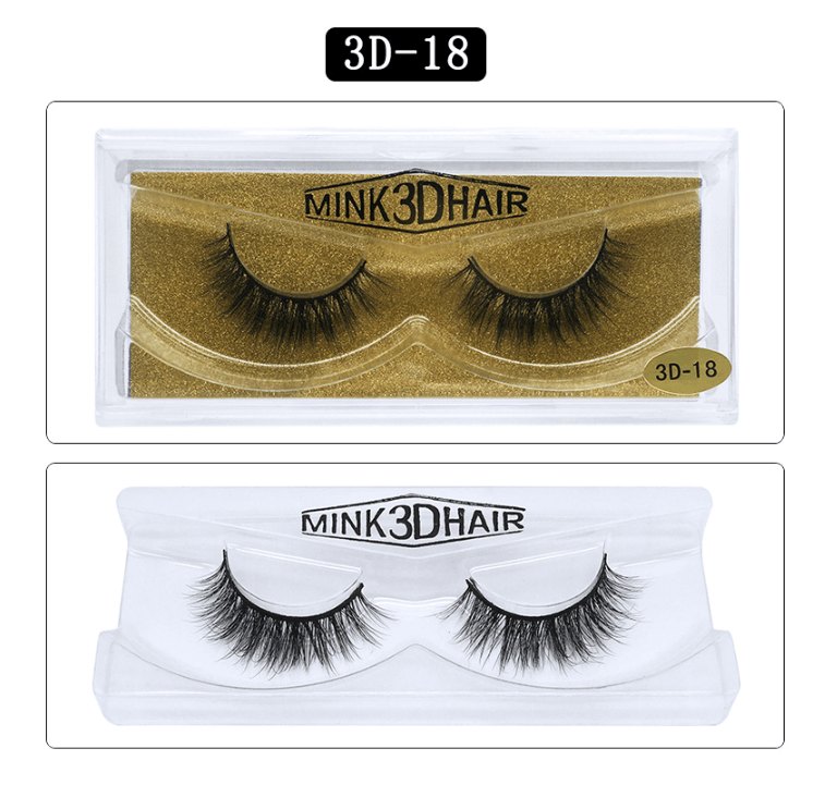3d false eyelashes multi-layer water mink eyelashes natural thick eyelashes Bennys Beauty World