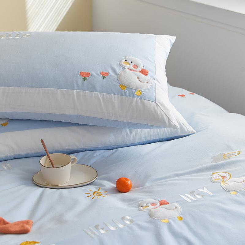 Cotton Duvet Cover Heart Design Bedding