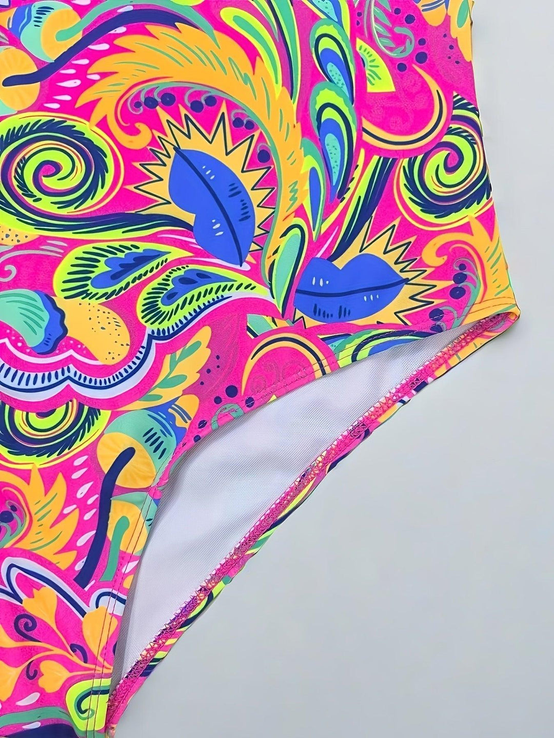 Vibrant One-Piece Women's Swimsuit-swimsuit-Bennys Beauty World