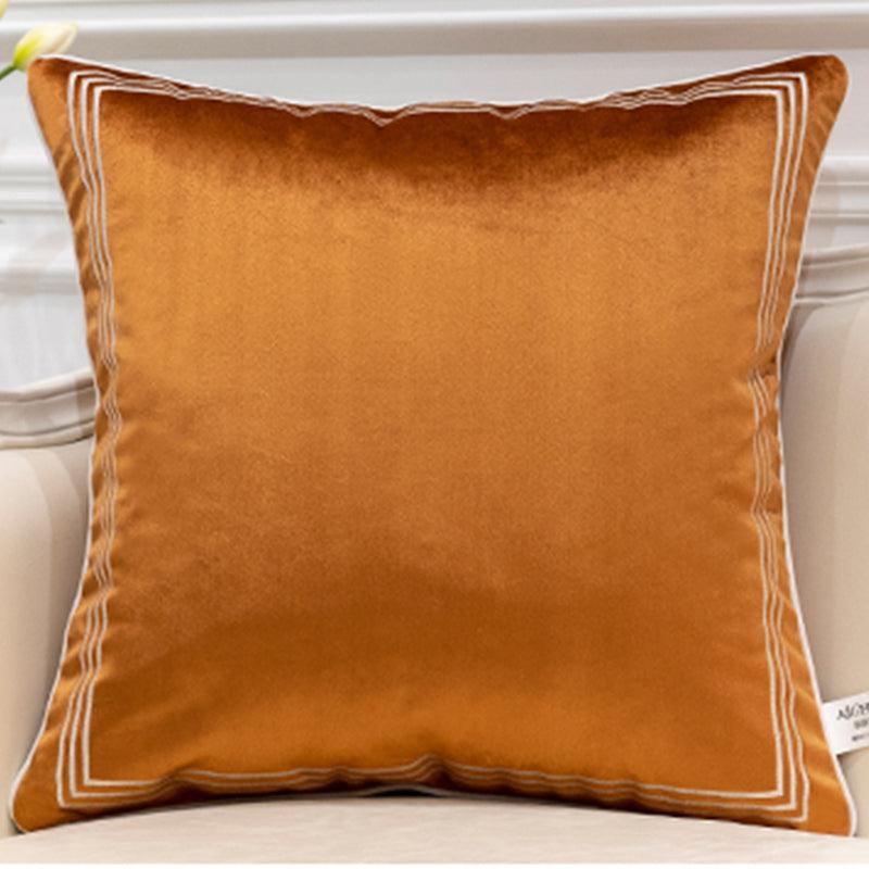 Embroidered Throw Pillow Cover