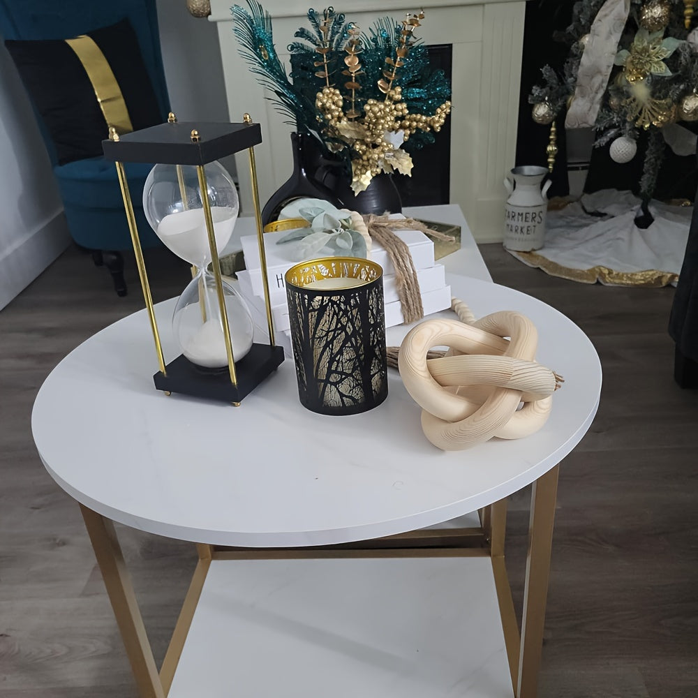 Boho Chic Hand-Carved Wooden Knot Decor