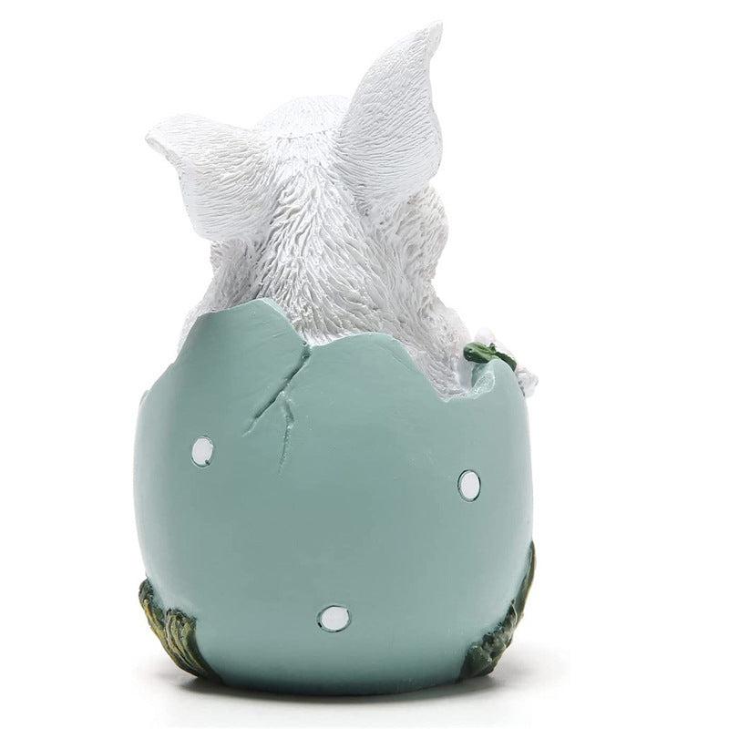 Easter Bunny Statue Ornament  Decor