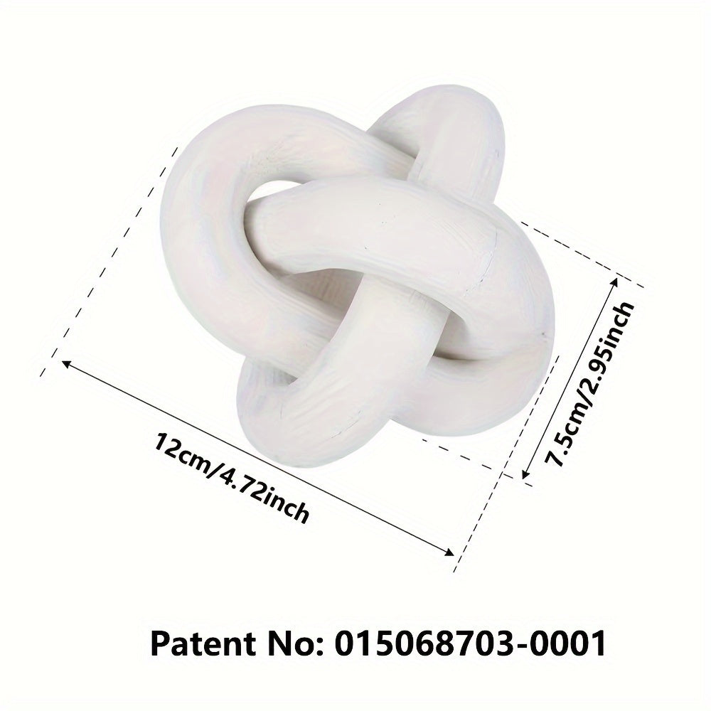 Boho Chic Hand-Carved Wooden Knot Decor