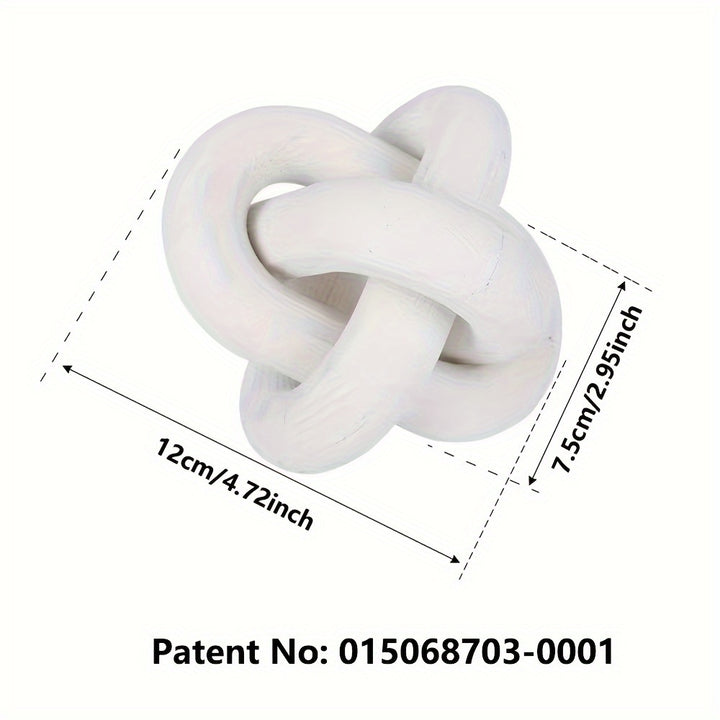 Boho Chic Hand-Carved Wooden Knot Decor