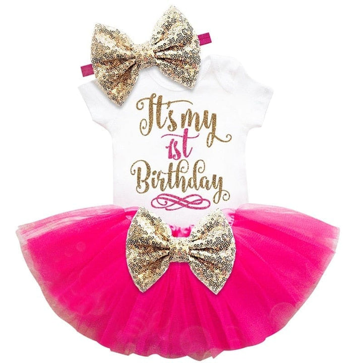 Baby Birthday Christening Dress 1st Birthday Party Toddler Summer Clothes Bennys Beauty World