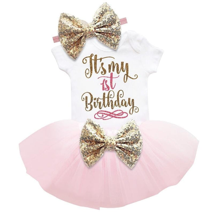 Baby Birthday Christening Dress 1st Birthday Party Toddler Summer Clothes Bennys Beauty World