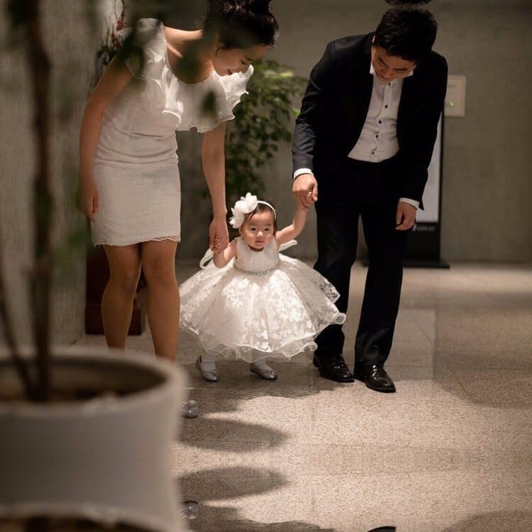 Baby Girl Dress Glitz Chiffon Christening & 1st Birthday Dress Bennys Beauty World