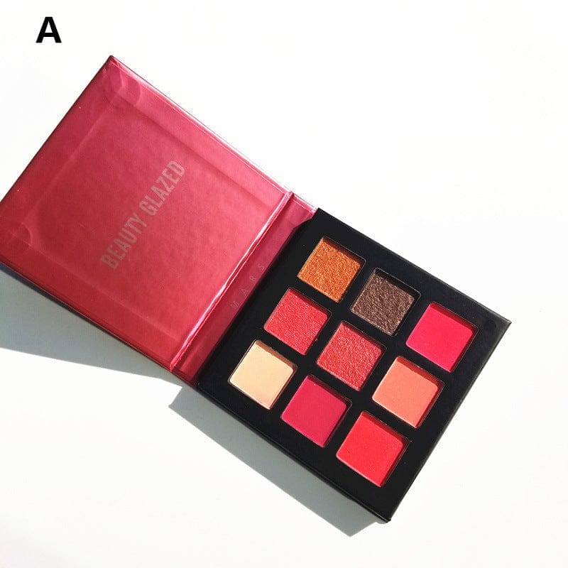 Beauty Glazed 9 color eyeshadow multicolor eyeshadow palette Bennys Beauty World