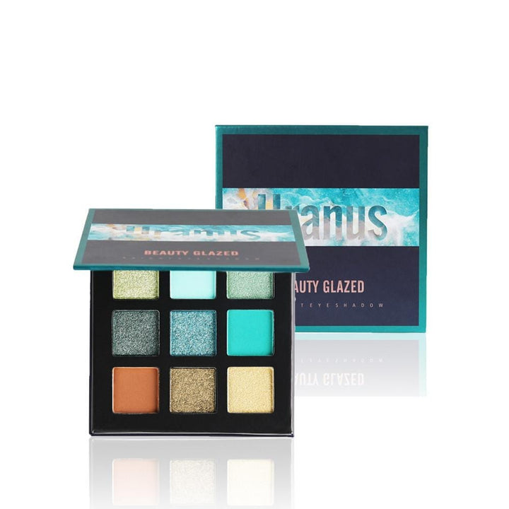 Beauty Glazed 9 color eyeshadow multicolor eyeshadow palette Bennys Beauty World