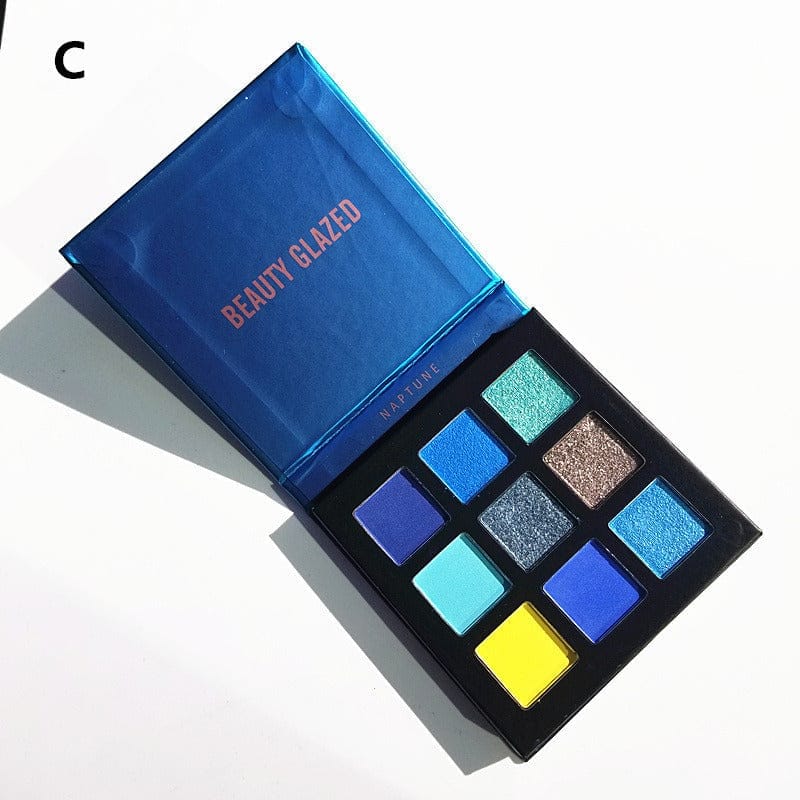 Beauty Glazed 9 color eyeshadow multicolor eyeshadow palette Bennys Beauty World