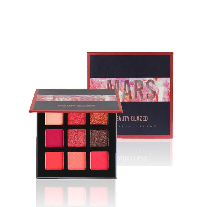 Beauty Glazed 9 color eyeshadow multicolor eyeshadow palette Bennys Beauty World