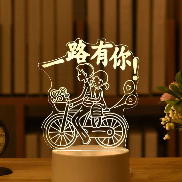 Bedroom Atmosphere Lamp Cartoon 3D Night Light Bennys Beauty World