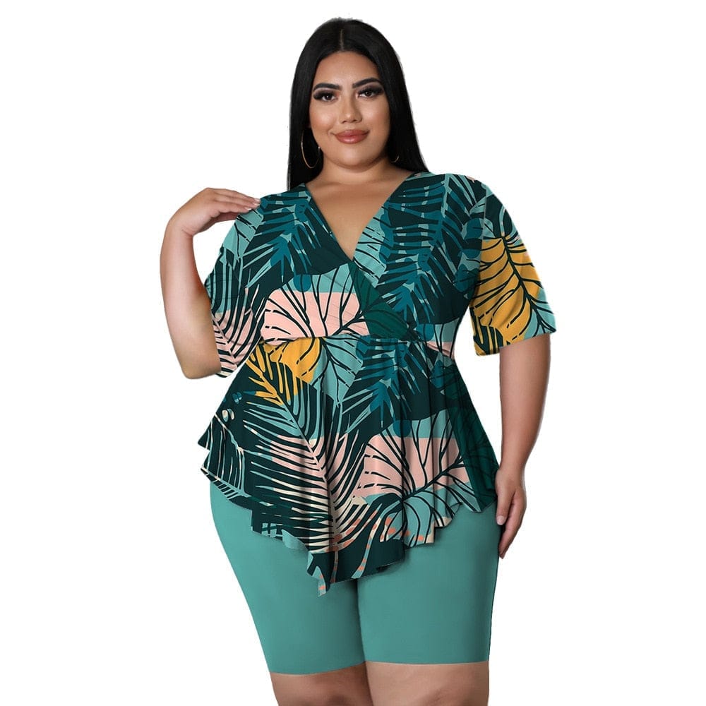 Bohemia printed sexy outfits plus size women clothing Bennys Beauty World Bohemia printed sexy outfits plus size women clothing Bennys Beauty World