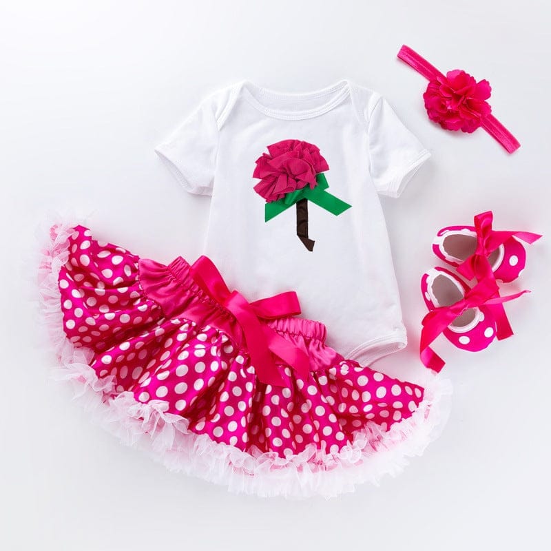 Children's tutu skirt suit high quality cotton short sleeves Bennys Beauty World