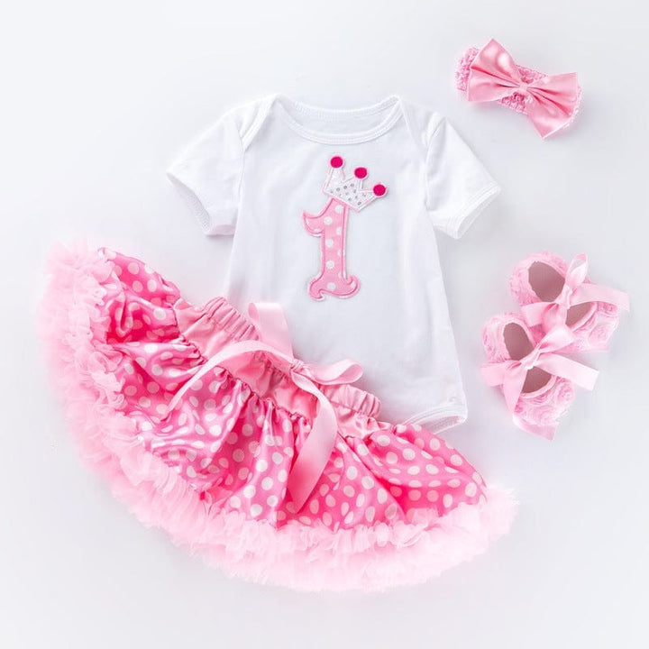 Children's tutu skirt suit high quality cotton short sleeves Bennys Beauty World