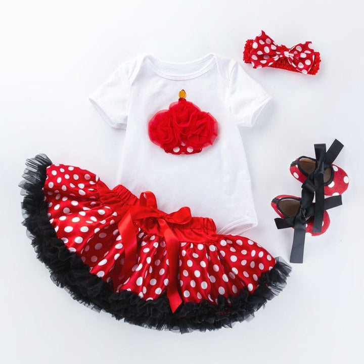 Children's tutu skirt suit high quality cotton short sleeves Bennys Beauty World