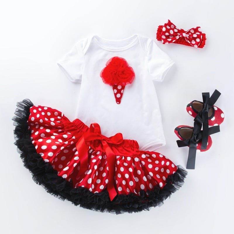Children's tutu skirt suit high quality cotton short sleeves Bennys Beauty World