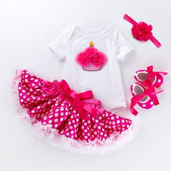 Children's tutu skirt suit high quality cotton short sleeves Bennys Beauty World