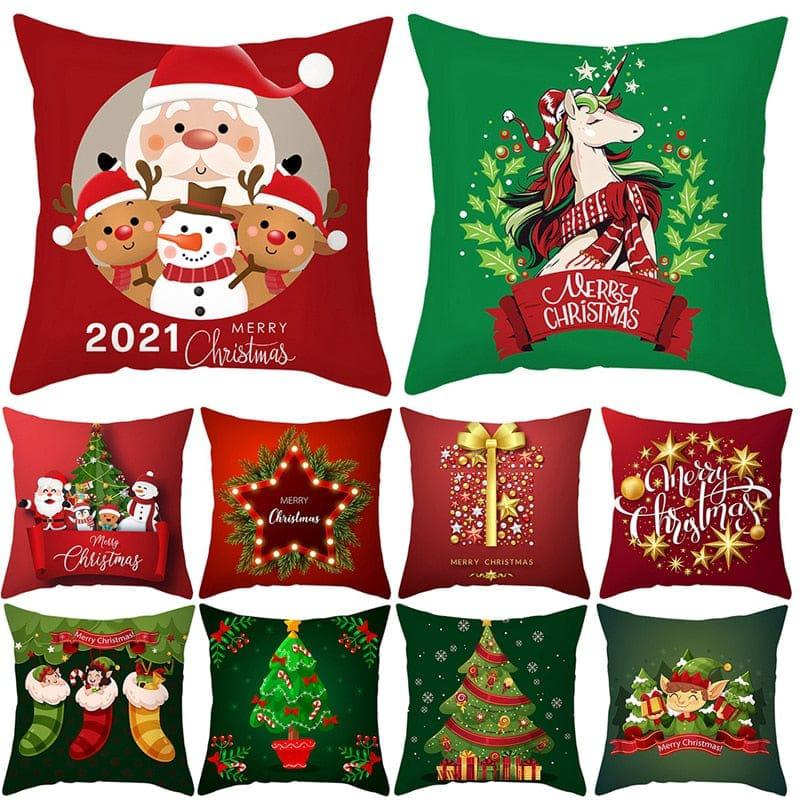 Christmas Cushion Cover Merry Christmas Decorations for Home 2022 Bennys Beauty World