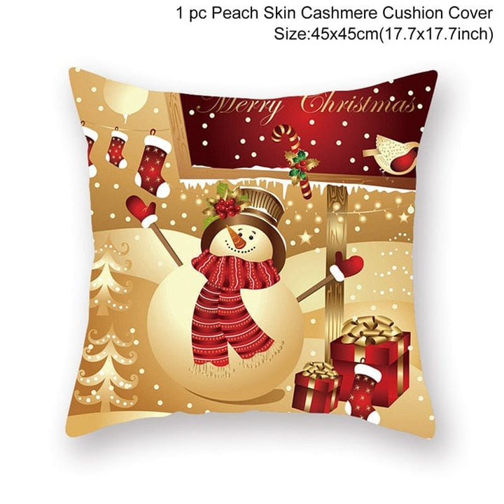 Christmas Cushion Cover Merry Christmas Decorations for Home 2022 Bennys Beauty World