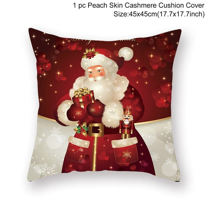 Christmas Cushion Cover Merry Christmas Decorations for Home 2022 Bennys Beauty World