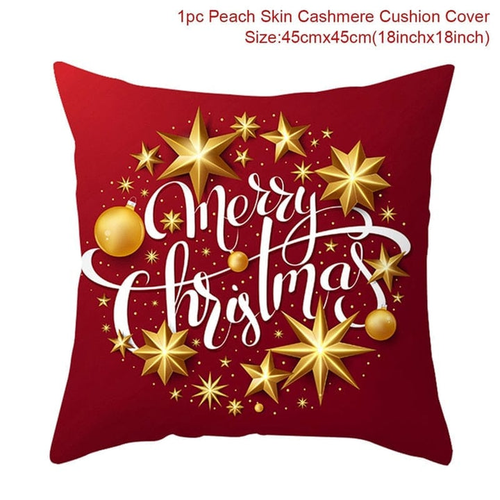 Christmas Cushion Cover Merry Christmas Decorations for Home 2022 Bennys Beauty World