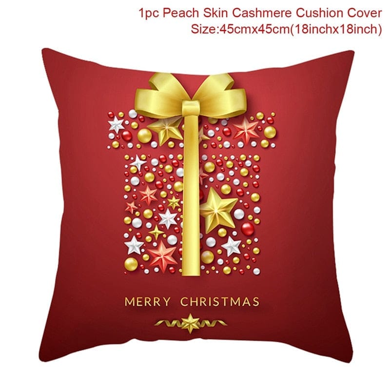 Christmas Cushion Cover Merry Christmas Decorations for Home 2022 Bennys Beauty World