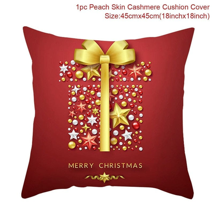 Christmas Cushion Cover Merry Christmas Decorations for Home 2022 Bennys Beauty World